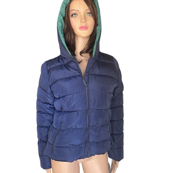New! Zara - warm TRF hooded puffer jacket size M - Picture 5 of 12